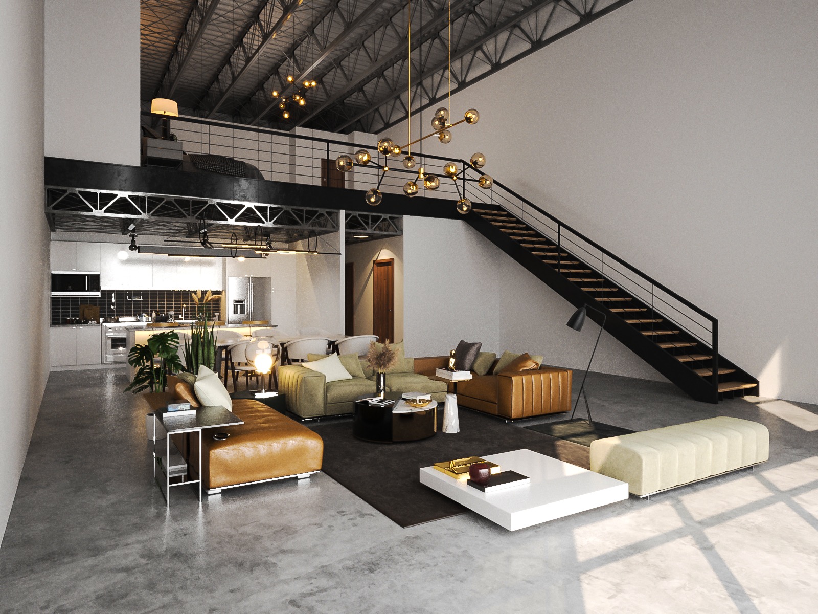 Living Space with Loft